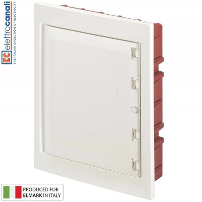 Πίνακας Χωνευτός 2Σειρών 24Στοιχείων IP40 Λευκός EC63024CE